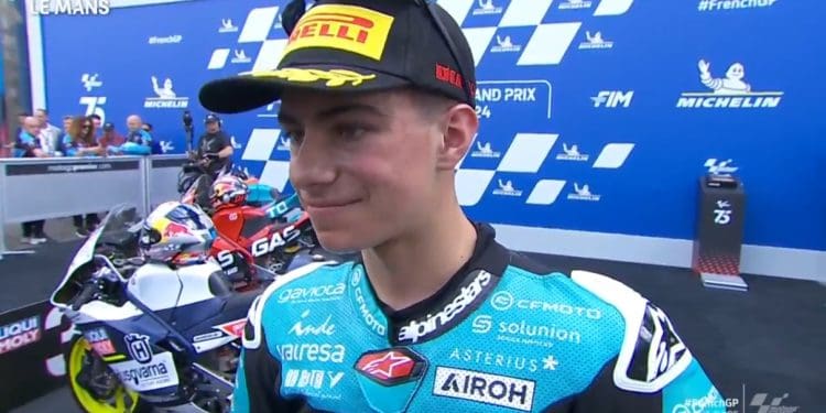 ‘Tentei esperar, ter calma até as últimas voltas, depois tive uma bela batalha com Holgado. Estou tão feliz’ – David Alonso