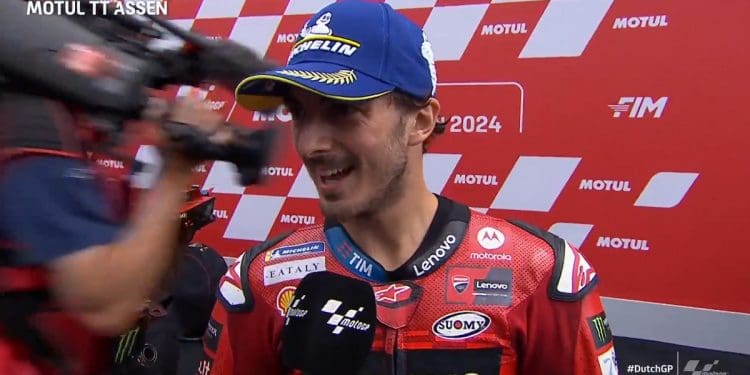Francesco Bagnaia com mais uma vitória em Assen: ‘Tudo correu perfeitamente’