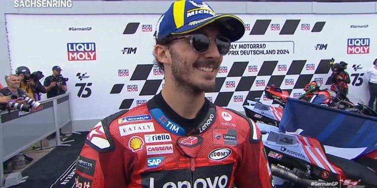 ‘Nas últimas 2/3 voltas, vi que Jorge Martín começava a cometer alguns erros’ – Francesco Bagnaia