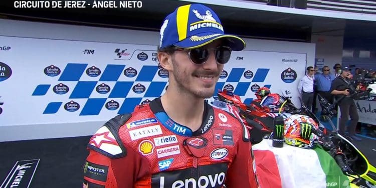 ‘Sempre que lutas com o Marc Márquez, tens de ser agressivo’ – Francesco Bagnaia