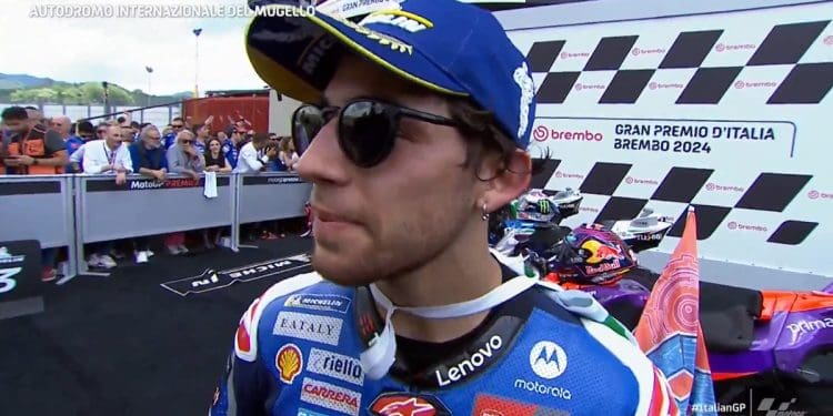 ‘Vi o Jorge Martín muito perto e pensei que o segundo lugar era possível’ – Enea Bastianini