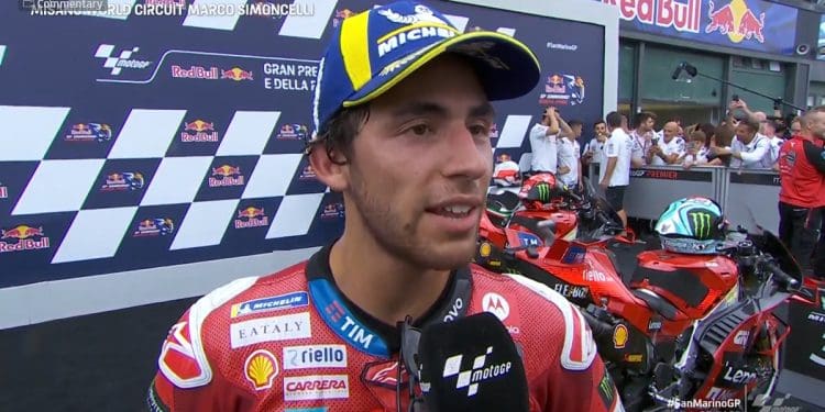 ‘Também lutei pela vitória, mas estava mesmo cansado’ – Enea Bastianini