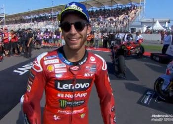 ‘Fiz alguns erros na primeira curva mas depois volta a volta, colocar o meu ritmo mas o Bagnaia estava muito distante’ – Enea Bastianini