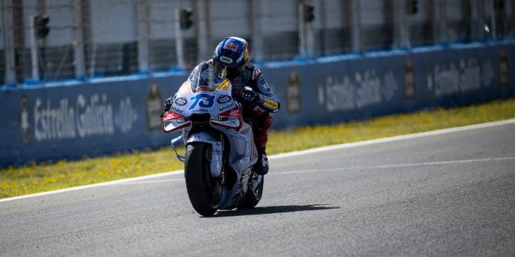 Álex Márquez liderou warm-up em Jerez que acabou com bandeira vermelha; Miguel Oliveira ficou no top dez