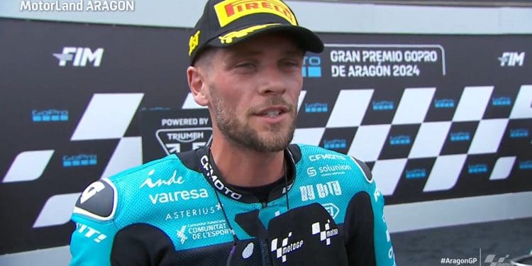 Jake Dixon ‘a viver’ o seu ‘sonho’ dedica vitória a Sylvain Guintoli em momento difícil