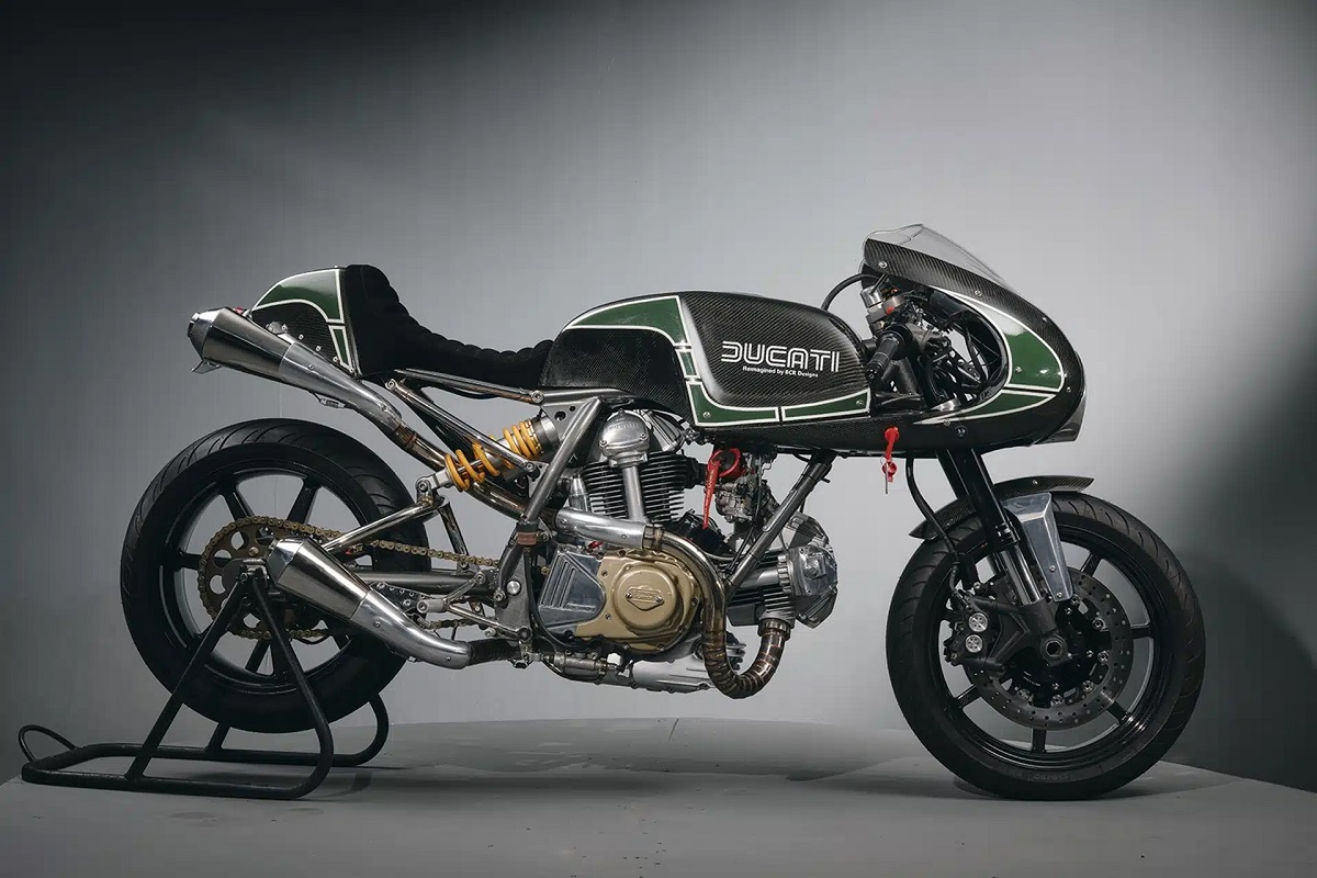 Ducati MHR Mille em forma de café racer