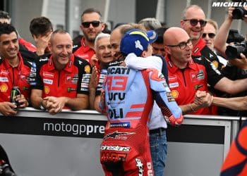 Marc Márquez está a começar a ‘sentir o que é a Ducati’ e deixa garantia: ‘Vou tentar defender estas cores ao máximo’