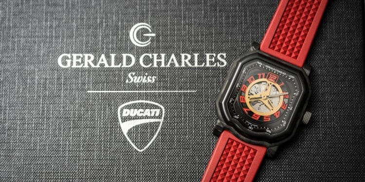 Lendária Ducati 916 homenageada num relógio único da Maison Gérald Charles
