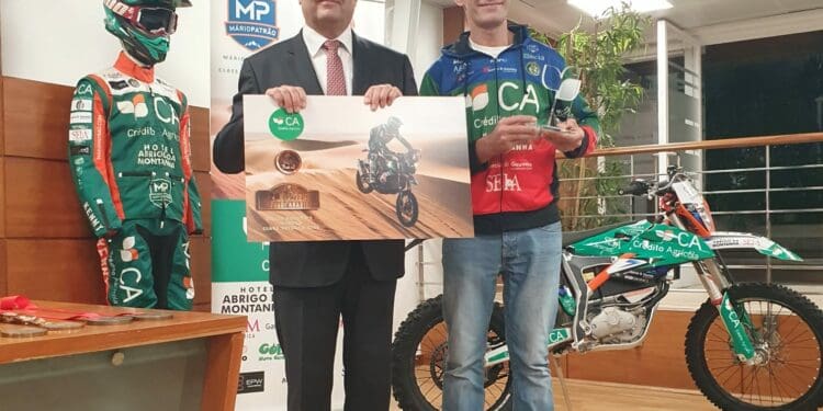 Mário Patrão em conferência de rescaldo do Dakar