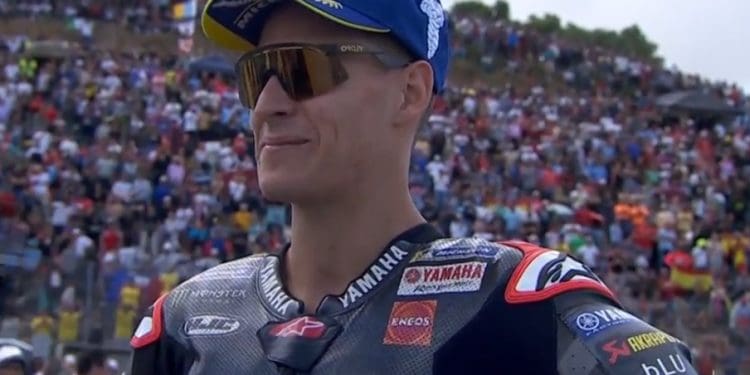 ‘Houve muitas quedas à minha frente mas consegui o primeiro pódio do ano e num local muito especial para mim’ – Fabio Quartararo