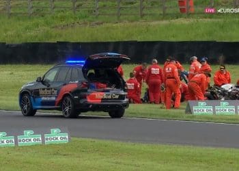 Assustador acidente de Christian Iddon terminou corrida do BSB mais cedo; Raio-X não mostrou fraturas