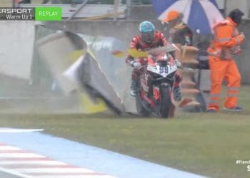 Vídeo: Adrían Huertas faz save «à bruta», levou tudo à frente, mas não caiu