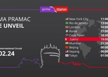 Acompanhe aqui em direto a apresentação da Pramac esta tarde