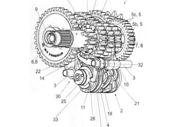 Será este novo conceito patenteado pela KTM usado nas novas 1390?