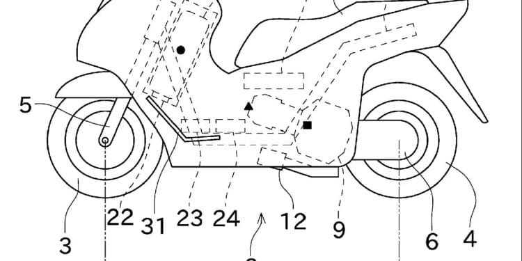 Kawasaki patenteia conceitos inovadores para motociclos a hidrogénio