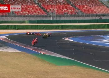 Vídeo: Novas imagens do polémico acidente entre Marc Márquez e Nicolò Bulega
