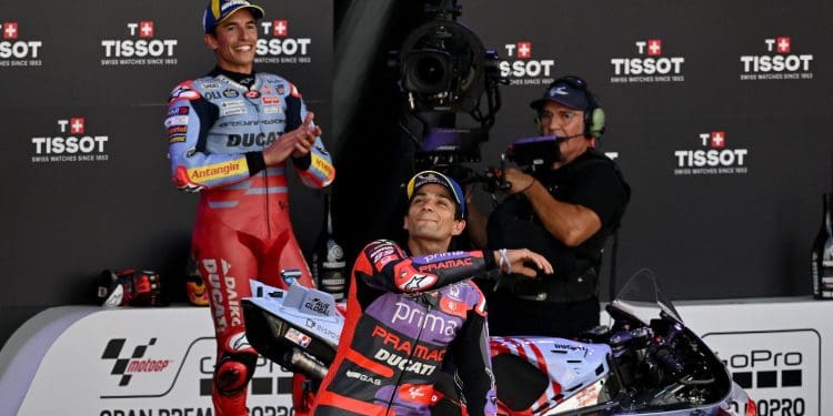 Jorge Martín vê Marc Márquez aproveitar ‘três pontos da pista’ como ninguém e admite ‘para já é o mais forte’; Ele próprio está a ‘melhorar’