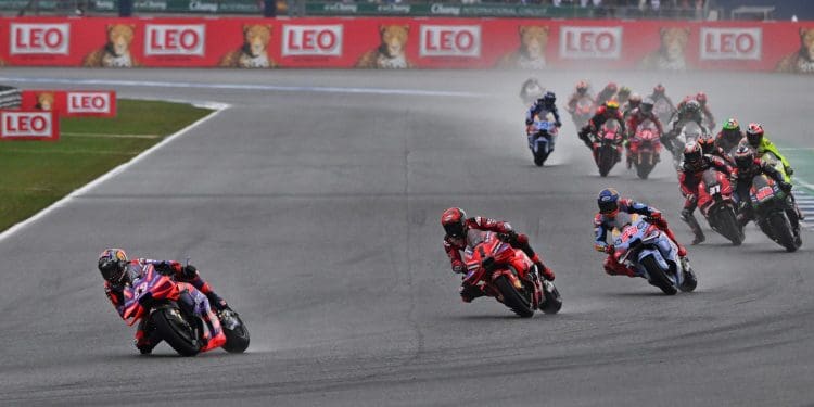 Pecco Bagnaia ‘surpreendeu’ Marc Márquez em Buriram: ‘A corrida dele foi muito boa, defendeu-se bem; O Martín está muito focado’