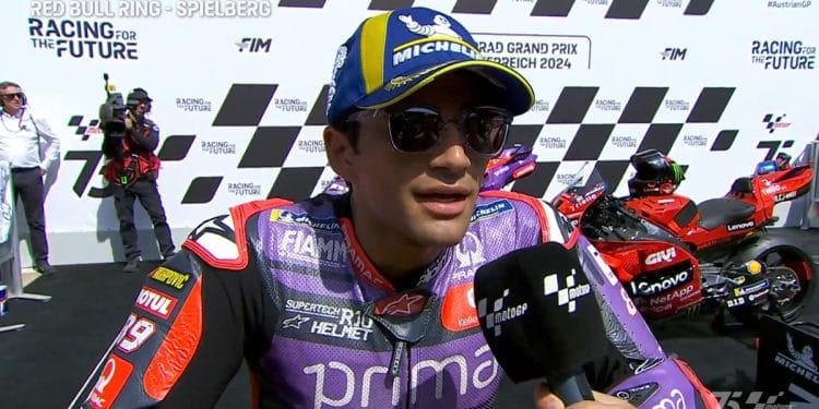 Jorge Martín cortou dedo, mas fez nova volta recorde: ‘Agora sinto-me confiante para a tarde’