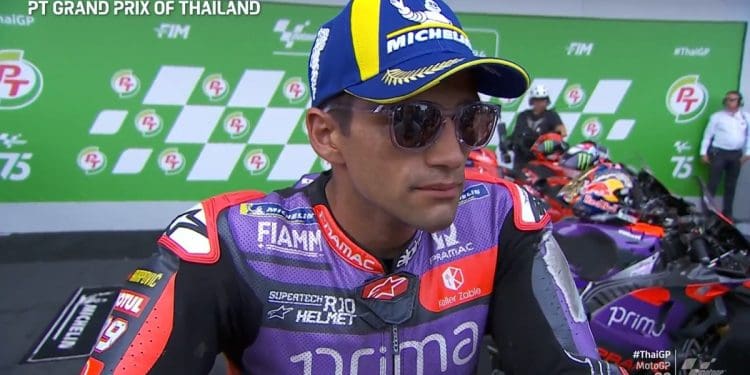 ‘A primeira fila era o objetivo; no segundo stint, eu estava a atacar demais’ – Jorge Martín