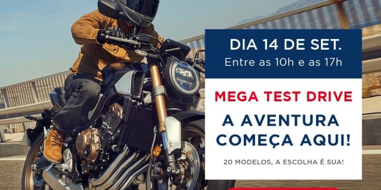 Oportunidade única: 20 modelos para Test Drive – Segure o seu lugar já