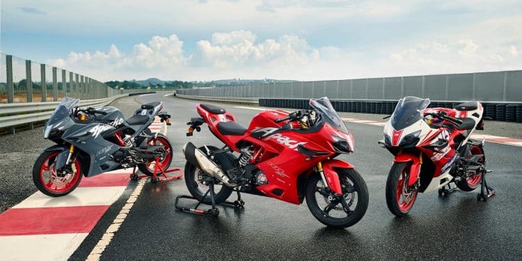 Nova TVS Apache RR 310 oficialmente lançada