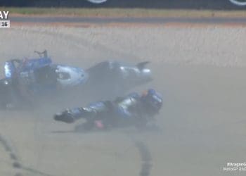 Inglório: Miguel Oliveira abandonou no fim da primeira volta em Aragão