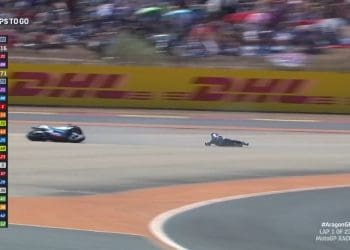 Vídeo: Queda desoladora acabou com a corrida de Miguel Oliveira em Aragão na primeira volta