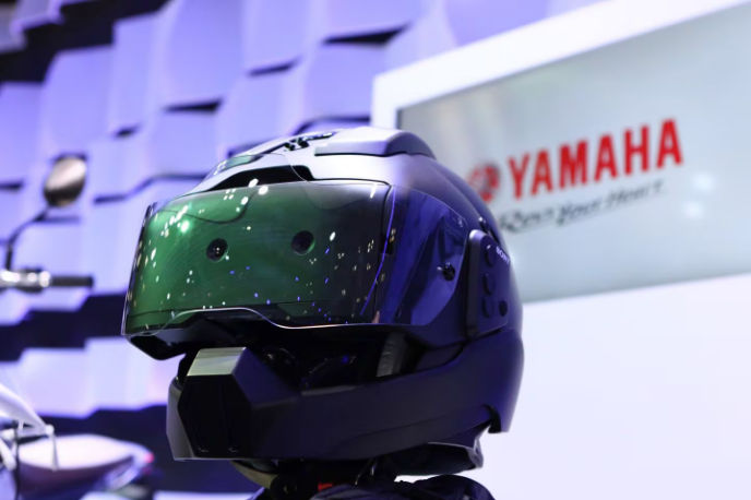 Yamaha – novas patentes com um capacete de realidade aumentada