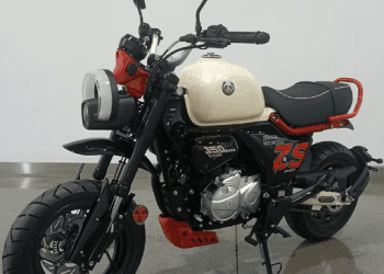 Mini-motos Zongshen ZS150 perto da produção