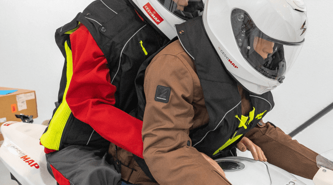 MAPFRE – testa airbags em motociclistas e conclui que contribuem para maior segurança