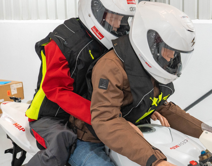 MAPFRE – testa airbags em motociclistas e conclui que contribuem para maior segurança