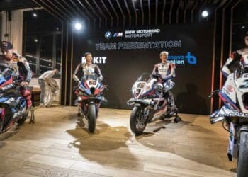 BMW apresentou-se para a nova época do WSBK