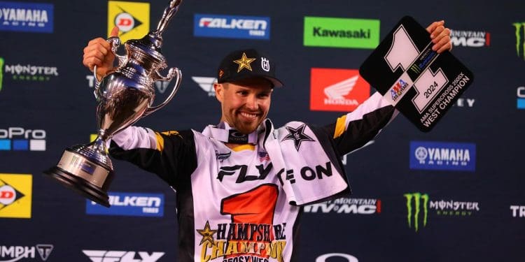 Foi até à última: RJ Hampshire é o novo campeão do AMA 250SX, zona Oeste