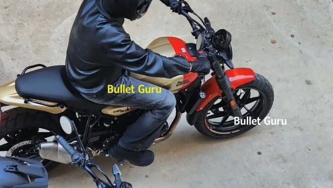 Imagens «espiadas» mostram novos detalhes da Royal Enfield Guerrilla 450