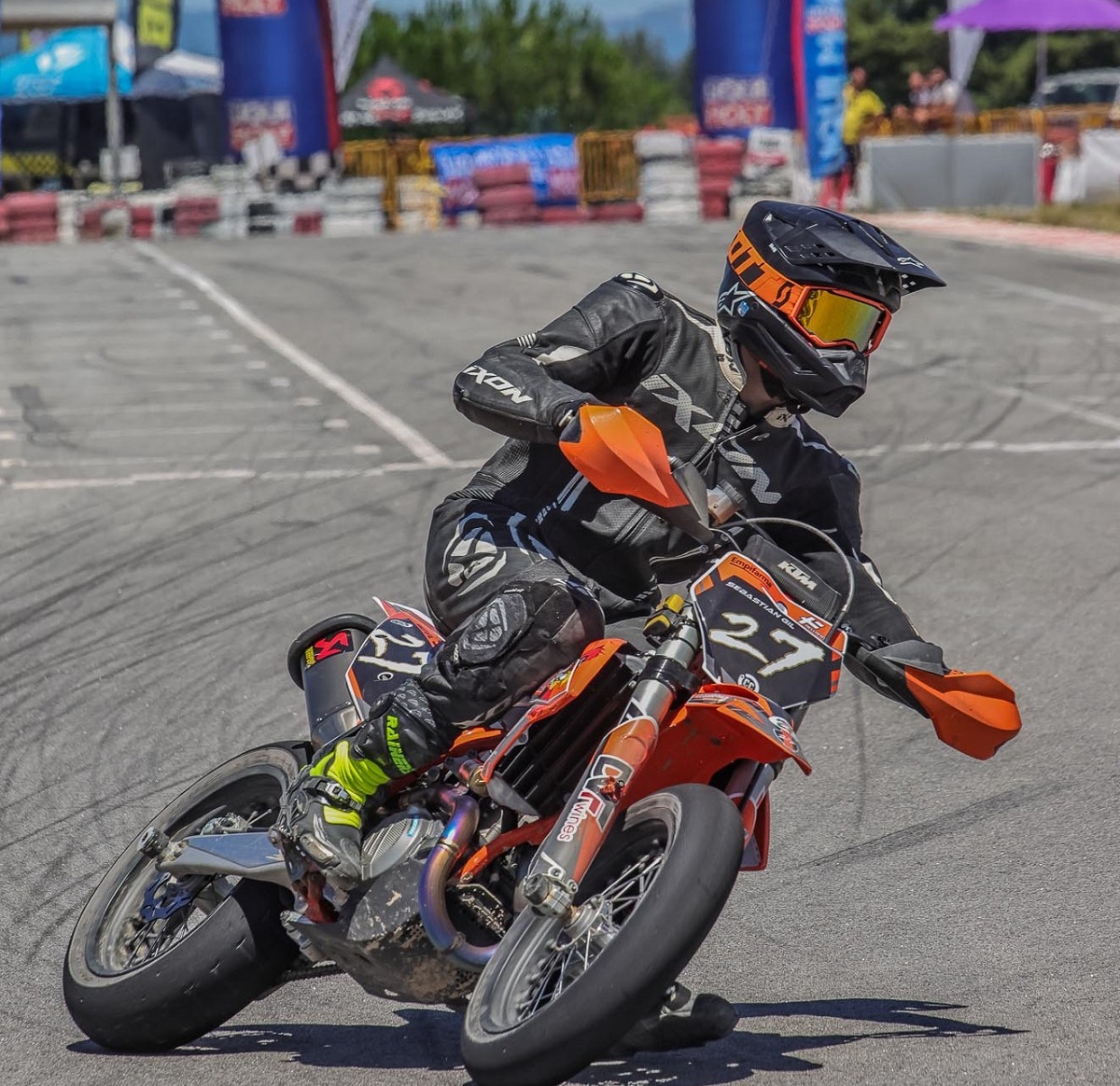 Sebastián Gil vitorioso no Campeonato Nacional de Supermoto em Castelo Branco