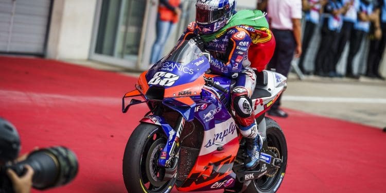 Miguel Oliveira fez história e ganhou pela primeira vez há quatro anos