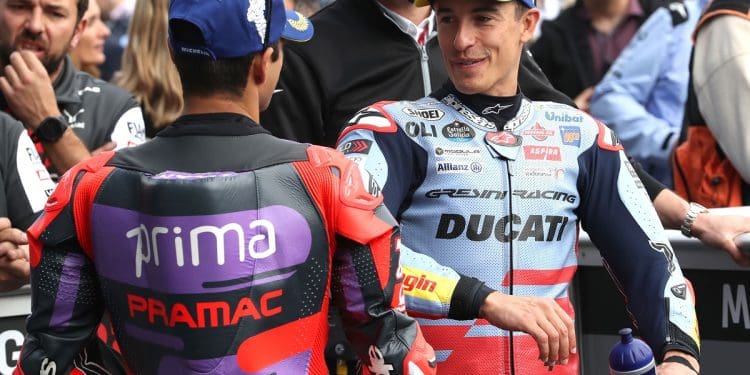 ‘Com o Miguel Oliveira foi quase, mas não houve contacto; é diferente’ – Marc Márquez