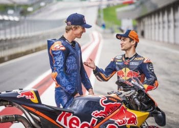 Do ciclismo ao MotoGP, Fabio Wibmer pilotou KTM RC16 no Red Bull Ring
