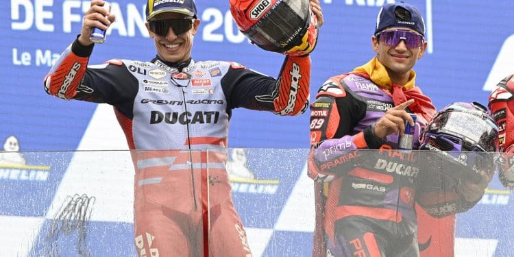 Marc Márquez duas vezes seguidas no pódio quase 3 anos depois