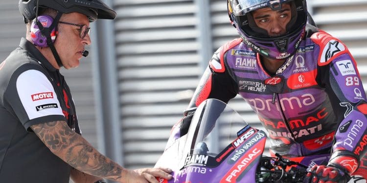 ‘Acho que o Álex Márquez não se podia inclinar mais…’ – Jorge Martín