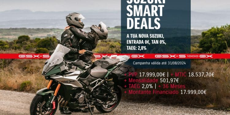 Imperdível: Suzuki lança campanha de financiamento sem juros