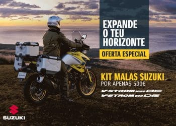Suzuki V-Strom com oferta especial imperdível de três malas