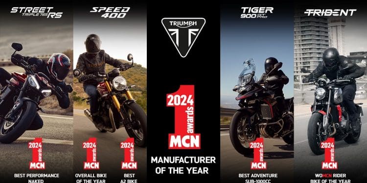 Triumph foi Construtor do Ano e teve mais uma mão cheia de distinções nos prémios MCN