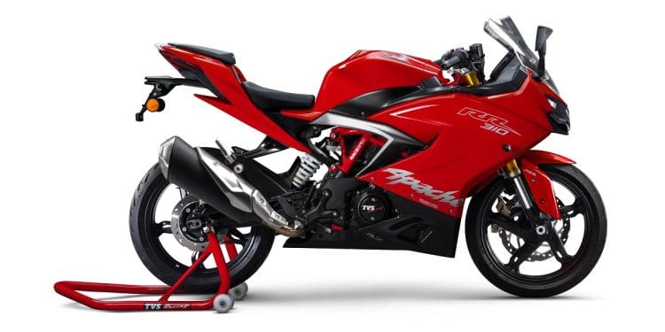 Nova TVS Apache RR 310 prestes a ser lançada