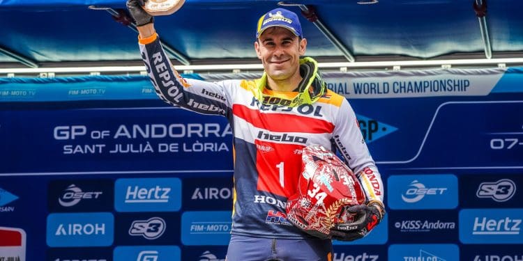 Toni Bou prolongou a sua série de vitórias no TrialGP, com mais um triunfo em Andorra