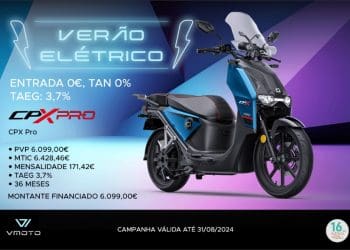 Vmoto promove mobilidade elétrica na nova campanha de financiamento Verão Elétrico