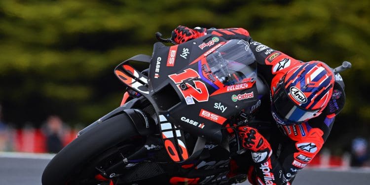 Maverick Viñales ficou feliz com a prestação em Phillip Island: ‘O oitavo lugar era o resultado; A moto não se portou mal’