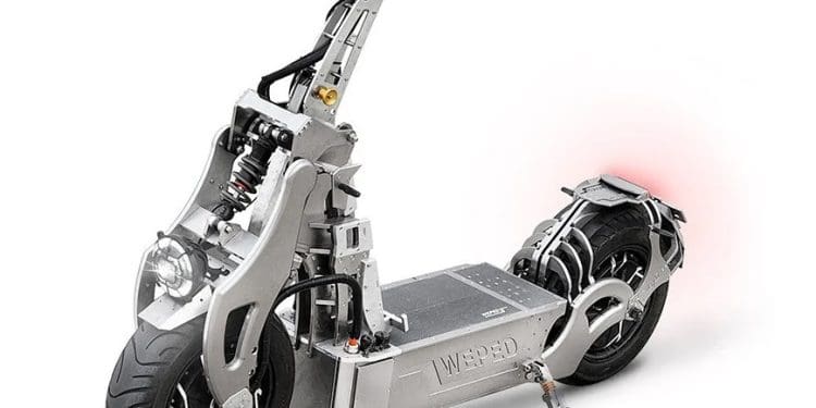 De arrepiar! WEPED Sonic S Dual, a trotinete elétrica que vai além dos 150 km/h