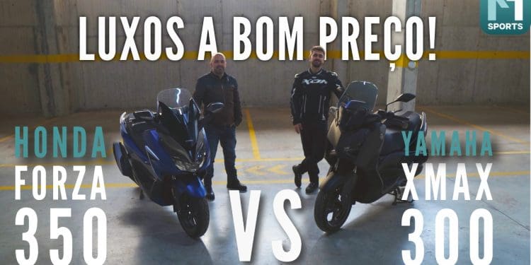 Vídeo – Honda Forza 350 vs Yamaha XMAX 300 – Automáticas super completas